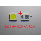 X 100 Un. Led Backlight Modelo 2835 6v Para Konka Rca Led13 