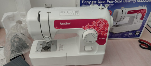 Máquina De Coser Recta Brother Vx1445 Blanca 220v Usada