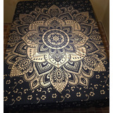 Mandala Tapestry Sabana Sobrecama Cortina 2.4x2.1m India #72