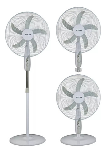 Ventilador 3 En 1 Tivoli Vpa-318 Turbo Blanco Con 5 Palas