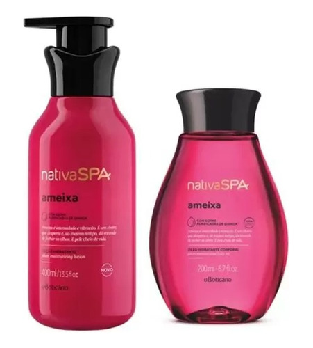 Combo Nativa Spa Ameixa Hidratante 400ml + Óleo Corpo 200ml