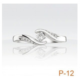 Anillo Compromiso Diamante Natural .55 Ct Color G Pureza Vs1