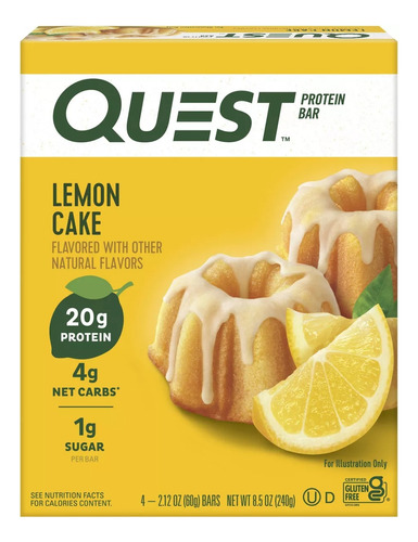 Quest Protein Bar Lemon Cake 240 Gr