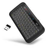 Teclado Sem Fio Retroiluminado Touchpad Air Mouse 2.4g Usb