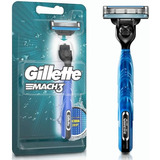 Prestobarba Aparelho De Barbear Mach3 Gillette Aqua Grip !