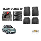 Tapetes Premium Black Carbon 3d Chevrolet Matiz 2011 A 2015