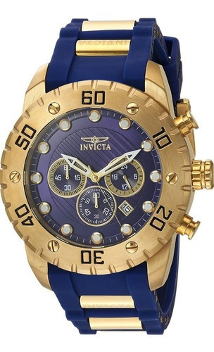 Reloj Invicta 20280 Pro Diver De Acero Inoxidable Original Color De La Correa Azul