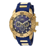Reloj Invicta 20280 Pro Diver De Acero Inoxidable Original Color De La Correa Azul