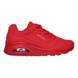 Tenis Para Mujer Skechers Uno Stand On Air Color Rojo - Adulto 8 Mx