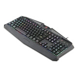 Teclado Gamer Harpe Rgb Pt Membrana - Redragon