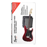 Paquete Guitarra Eléctrica Fender Squier Stratocaster Rojo