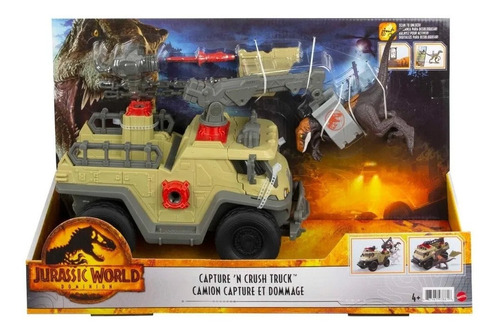 Jurassic World Dominion Camión Captura Y Destruye - Mattel 