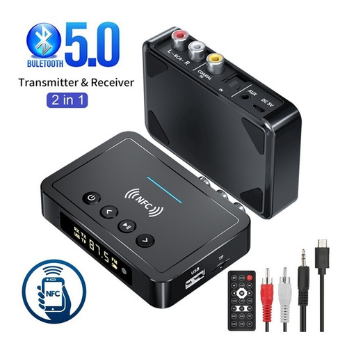 Nfc Bluetooth5.0 Transmisor/receptor Audio Estéreo