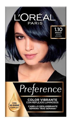 Tinte Para Cabello Preference L'oréal Paris Tono 1.10