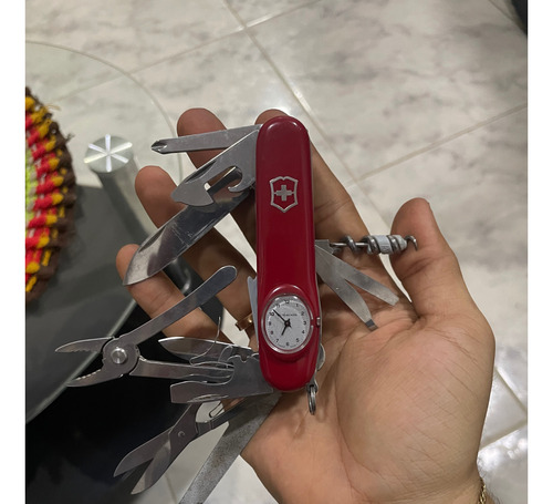 Navaja Con Reloj Victorinox Súper Time