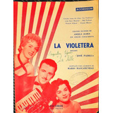 Partitura Acordeon La Violetera - José Padilla