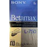 6 Cassette Sony Betamax L-750 Nuevos Con Vhs Ed Max Gratis
