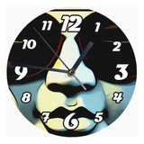 Reloj De Madera Brillante Diseño Buda B60
