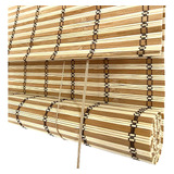 Thy Collectible Persiana Enrollable De Bambú Para Ventana, C