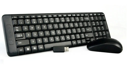 Kit Wireless Logitech Mk220 Teclado Mouse Inalambrico Pc