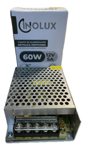 Fuente De Alimentación 60w 5a 12v Metálica 