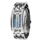 Skmei Reloj Matriz Moda Mujer Binario Led Digital Pulsera