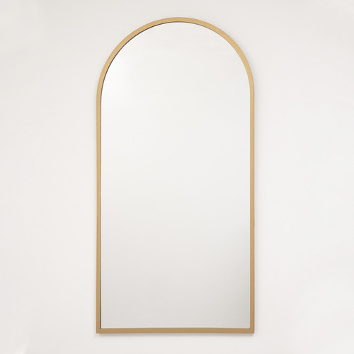 Espejo Arco Mdf 60x120 Cm Dorado Sándalo Decoración