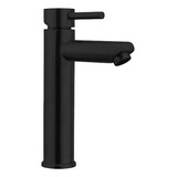 Llave Lavamanos Monocontrol Alto Fiorenzo Stretto Negro Mate