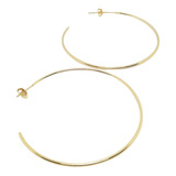 Aros Argollas De Oro 18k Laminado Aritos Colgantes Mujer 