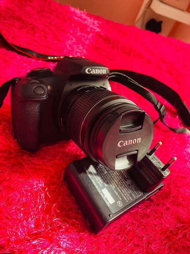 Canon Eos Rebel T6 Dslr Color  Negro