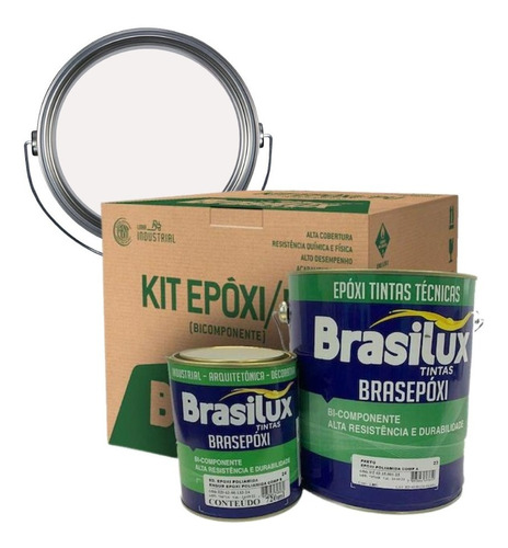 Kit Tinta Epóxi Para Banheiro E Cozinha 3,6l 