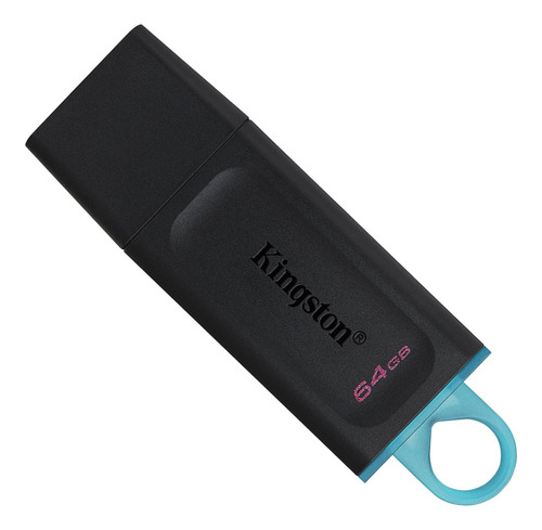 Pen Drive Kingston Dtx/64gb Usb 3.2 Preto E Azul Dt Exodia