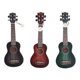 Ukelele Soprano Diseño Raspado Korner Aquila C Funda Ukrr