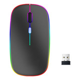Rechargeable Ultra-thin Wireless Mouse Usb + 2.4 Wireless