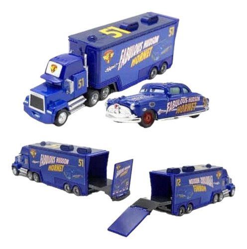 Cars 2 Disney Pixar Mack Hauler Fabulous Hudson Hornet