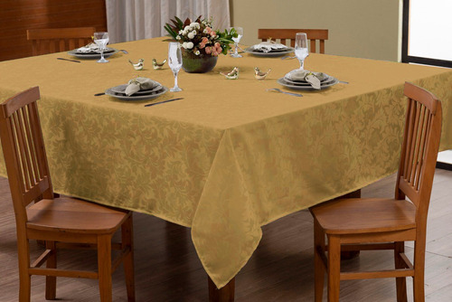 Toalha De Mesa Lisa 2.50mx1.40m Jacquard Adamascado Luxo