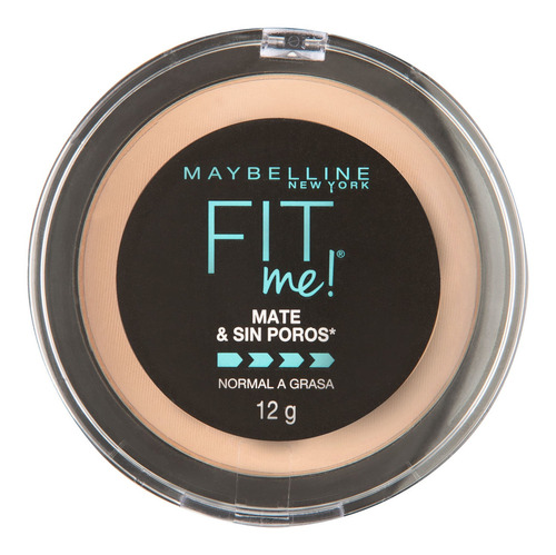 Base De Maquillaje En Polvo Compacto Maybelline Fit Me! Mate Y Sin Poros Polvo Compacto Fit Me! Mate Y Sin Poros Tono Buff Beige - 12ml 12g