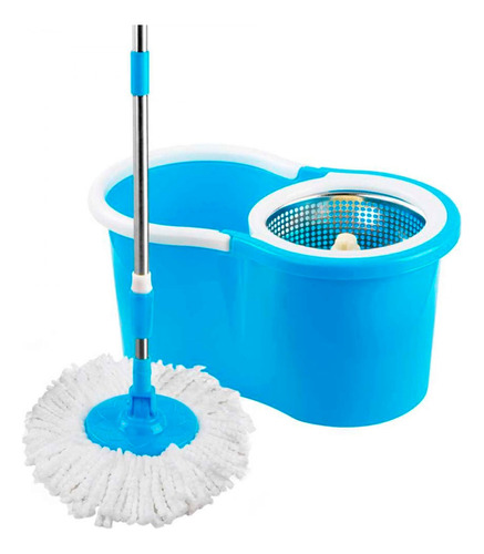 Balde Centrifugo 2 Mopa Lampazo 360 Giratorio Escurridor Mop