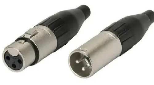 20 - Plug Xlr Amphenol (10 Macho + 10 Fêmea)