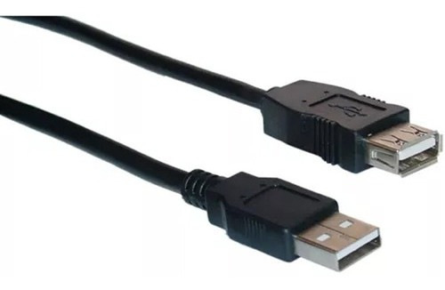 Cable Dblue Usb Extencion Macho / Hembra De 5 Metros Negro