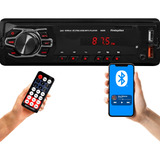 Rádio Mp3 Player Automotivo 24v Caminhão Bluetooth Usb Aux
