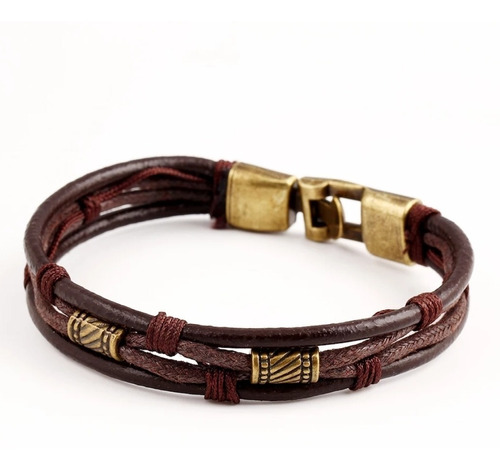 Pulsera Unisex Hombre Mujer Cuero  Elegante Y Juvenil 7