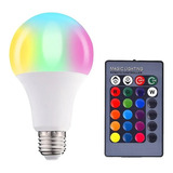 Lampada Led 15w Colorida Bulbo Troca Cor Controle Remoto 