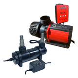 Bomba Submersa 6000 Lh Filtro Uv 13w Lagos Aquários Cascatas