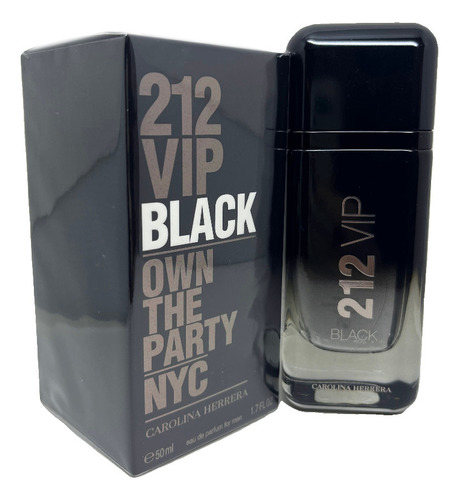 Perfume Carolina Herrera 212 Vip Black Edp 50ml - Selo Adipec Original Lacrado