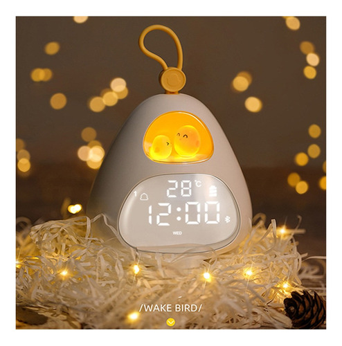 Reloj Despertador Inteligente Con Luz Led Bird's Nest