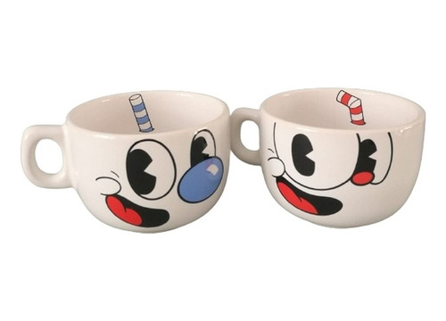 Combo Tazón De Cuphead Y Mugman. Cerámica