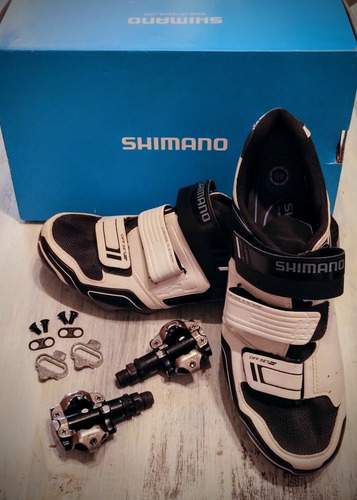 Zapatillas Shimano Mtb + Pedales Shimano Completos