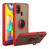 Funda Estuche Mate Protector Anillo Compatible Samsung A21s