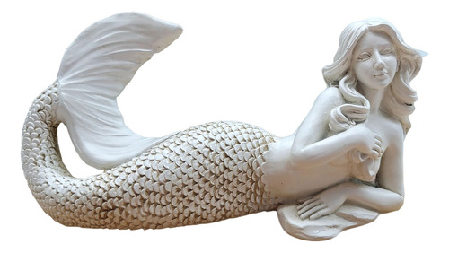 Estatua De Sirena De Resina Para Habitación, Jardín, Oficina